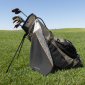 Geometrisches Abstraktes Muster Golfhandtuch (Gras)