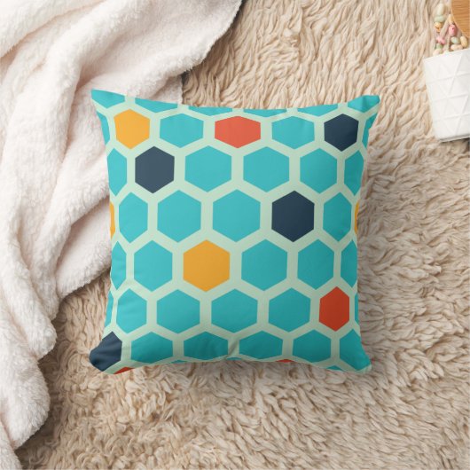 Geometrisches Abstraktes Muster Kissen (Decke)