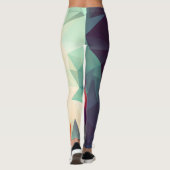 Geometrisches Abstraktes Muster Leggings (Rückseite)