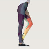 Geometrisches Abstraktes Muster Leggings (Rechts)