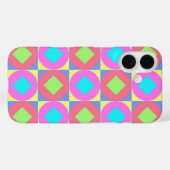 Geometrisches abstraktes Muster mit psychedelische Case-Mate iPhone Hülle (Rückseite (Horizontal))