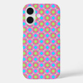 Geometrisches abstraktes Muster mit psychedelische Case-Mate iPhone Hülle (Rückseite)