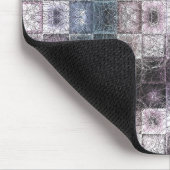 Geometrisches Abstraktes Muster mit Wireframe-Cube Mousepad (Ecke)
