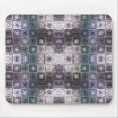 Geometrisches Abstraktes Muster mit Wireframe-Cube Mousepad (Vorne)