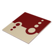 Geometrisches, abstraktes Muster, modern, Kreisel Fliese (Seite)