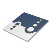 Geometrisches, abstraktes Muster, modern, Kreisel Fliese (Seite)