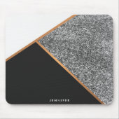 Geometrisches Abstraktes Muster Mousepad (Vorne)