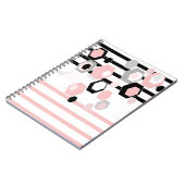 Geometrisches abstraktes Muster Notizblock (Linke Seite)