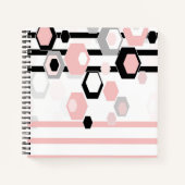 Geometrisches abstraktes Muster Notizblock (Vorderseite)