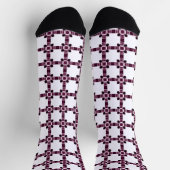 Geometrisches abstraktes Muster Socken (Oben)