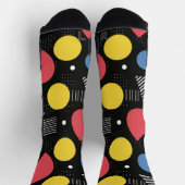 Geometrisches Abstraktes Muster Socken (Oben)