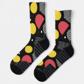 Geometrisches Abstraktes Muster Socken (Links)