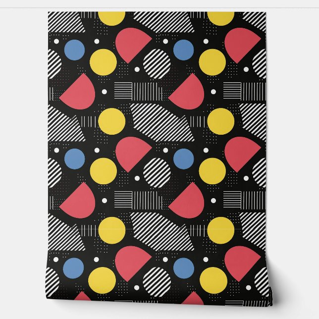 Geometrisches Abstraktes Muster Tapete (Abrollen)