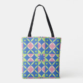 Geometrisches Abstraktes Muster Tasche (Rückseite)