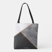 Geometrisches Abstraktes Muster Tasche (Rückseite)