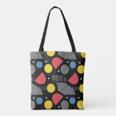 Geometrisches Abstraktes Muster Tasche (Rückseite)