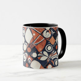 Geometrisches abstraktes Musterdesign 3 Tasse