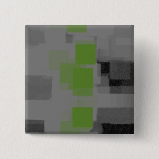 Geometrisches Abstraktes "Nachtsichtgerät" Button (Vorderseite)