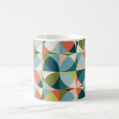 Geometrisches, Abstraktes Nahtloses Design Mitte d Kaffeetasse (Mittel)