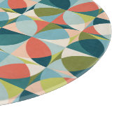 Geometrisches, Abstraktes Nahtloses Design Mitte d Schneidebrett (Ecke)