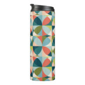 Geometrisches, Abstraktes Nahtloses Design Mitte d Thermosbecher (Nach rechts gedreht)