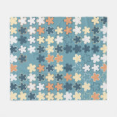 Geometrisches abstraktes nahtloses Muster der farb Fleecedecke (Vorderseite (Horizontal))