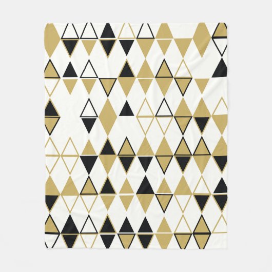 Geometrisches abstraktes nahtloses Muster der farb Fleecedecke (Vorderseite)