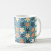Geometrisches abstraktes nahtloses Muster der farb Kaffeetasse (VorderseiteRechts)