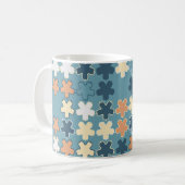 Geometrisches abstraktes nahtloses Muster der farb Kaffeetasse (Vorderseite Links)