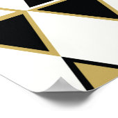 Geometrisches abstraktes nahtloses Muster der farb Poster (Ecke)
