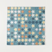 Geometrisches abstraktes nahtloses Muster der farb Wandteppich (Vorderseite (Horizontal))