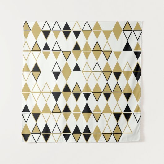 Geometrisches abstraktes nahtloses Muster der farb Wandteppich (Vorderseite)