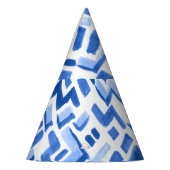 Geometrisches Abstraktes Nahtloses Muster Partyhütchen (Links)