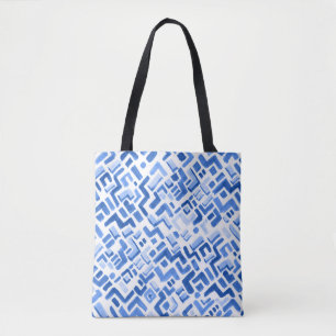 Geometrisches Abstraktes Nahtloses Muster Tasche
