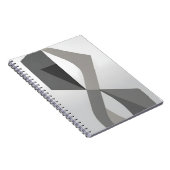 Geometrisches Abstraktes Notebook Notizblock (Rechte Seite)
