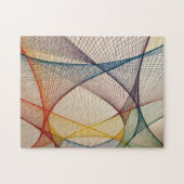 Geometrisches Abstraktes Puzzle - Farbvoller Spaß (Horizontal)