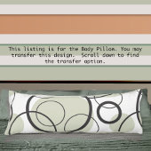 Geometrisches Abstraktes Schaltkreisblatt Schwarze Seitenschläferkissen