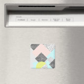 Geometrisches Abstraktes Skandinaviendesign Magnet (In Situ (Geschirrspüler))