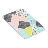 Geometrisches Abstraktes Skandinaviendesign Magnet (Rechte Seite)