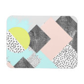 Geometrisches Abstraktes Skandinaviendesign Magnet (Horizontal)