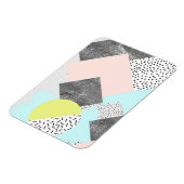 Geometrisches Abstraktes Skandinaviendesign Magnet (Linke Seite)