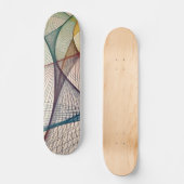 Geometrisches abstraktes Skateboard-Deck Skateboard (Vorderseite)