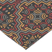 Geometrisches afrikanisches Muster Mittelgroßer Tischläufer (Ecke)