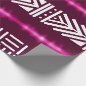 Geometrisches afrikanisches Schmutztuch-Geschenk Geschenkpapier (Ecke)