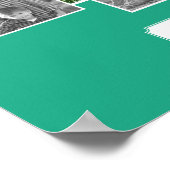 Geometrisches Ananas-Muster | Fotos und Texte aus  Poster (Ecke)