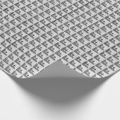 Geometrisches Anhänger-Muster Geschenkpapier (Ecke)