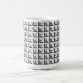 Geometrisches Anhänger-Muster Kaffeetasse (Mittel)