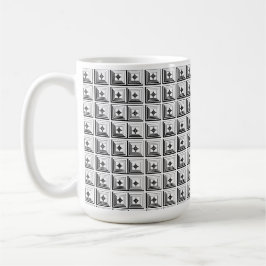 Geometrisches Anhänger-Muster Kaffeetasse