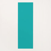 Geometrisches Aqua Türkise Übung Yogamatte (Rückseite)