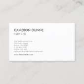 Geometrisches Aquamarine und Imitate Gold Visitenkarte (Rückseite)